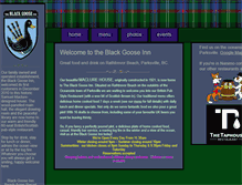 Tablet Screenshot of blackgooseinn.com